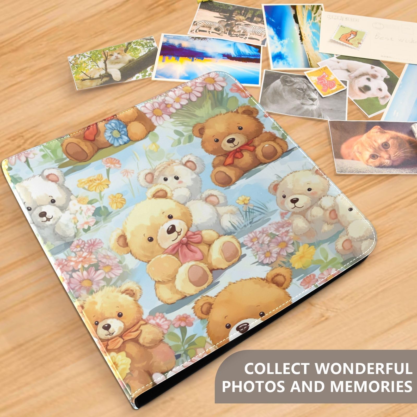 Teddy Bear　テディベア写真集フォトブック　　セット Amazon.com: UMIRIKO Cute Teddy Bears Photo Album Self Adhesive